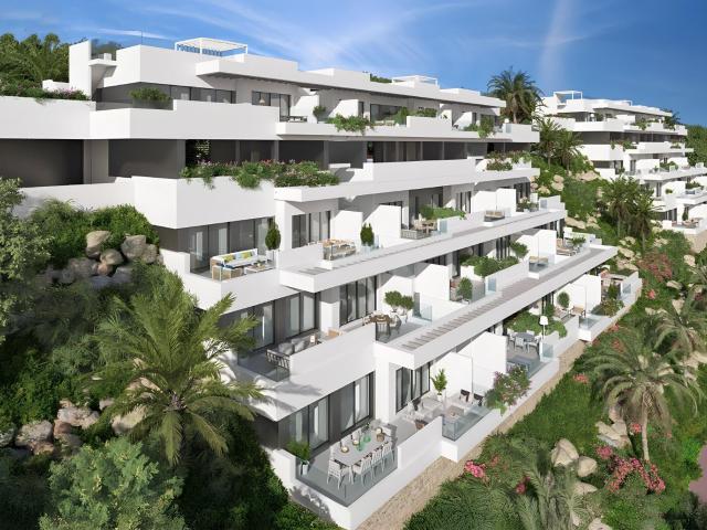 Apartamentos de lujo de nueva construcción con vistas al mar en Las Lagunas de Mijas