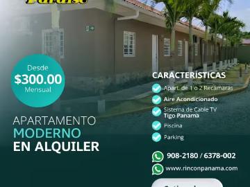 Apartamentos en alquiler en Antón | Apartamento de Alquiler Antón 1 recámaras por USD 300.00