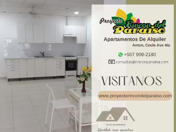Apartamentos en alquiler en Antón | Apartamentos de Alquiler Economicos 1 recámaras por USD 300.00