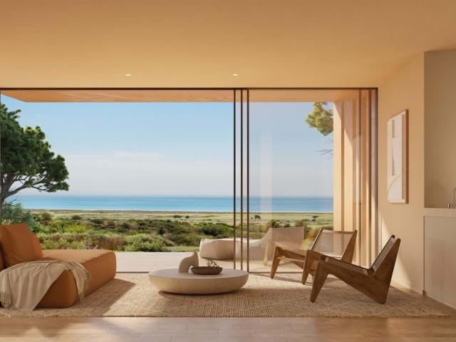 Apartamentos luxuosos em um resort de golfe 5 estrelas, com vista panorâmica para o mar e acesso à praia na linha de frente
