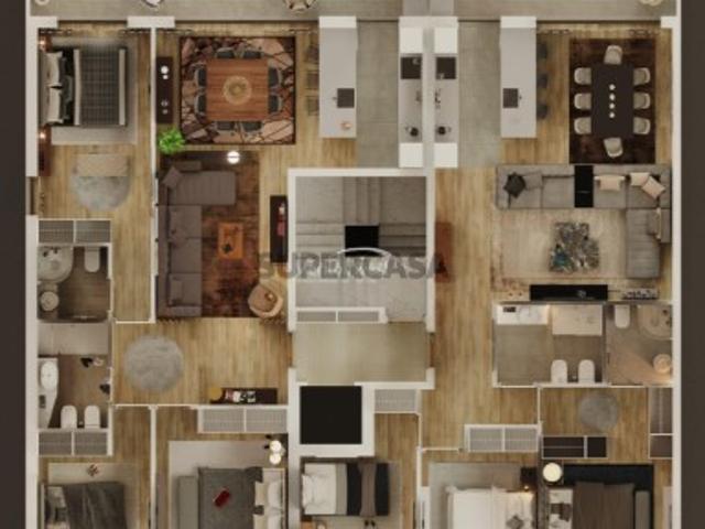 Apartamentos T3 inseridos em Condomínio Fechado com Piscina