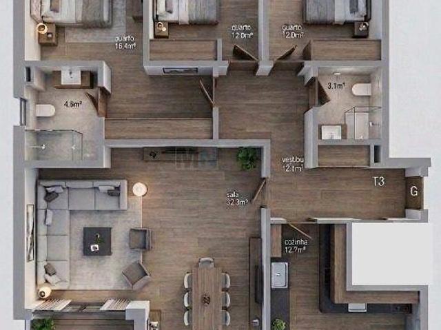 Apartamentos T3 Novos com Garagem ? Zona Norte de Coimbra | 26084094144