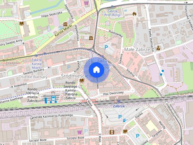 Apartamenty dla studentów ŚUM oraz AKADEMII ŚLĄSKIEJ, Zabrze Centrum