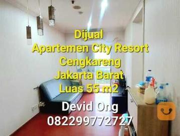 Apartemen City Resort Luas 55 m2 kondisi rapih di Cengkareng, Jakarta Barat