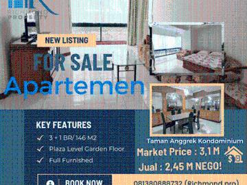 Apartemen dijual di S Parman, Jakarta Barat