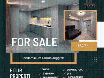 Apartemen dijual di Tanjung Duren, Jakarta Barat