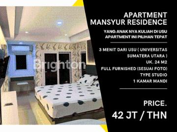 Apartemen disewa di Medan Sunggal, Medan