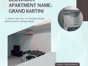 Apartemen disewa di Sawah Besar, Jakarta Pusat