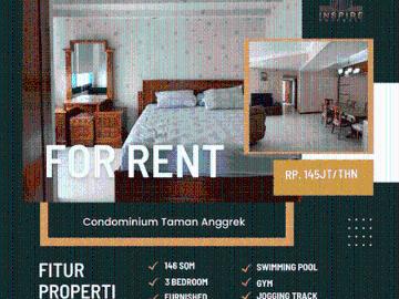 Apartemen disewa di Tanjung Duren, Jakarta Barat