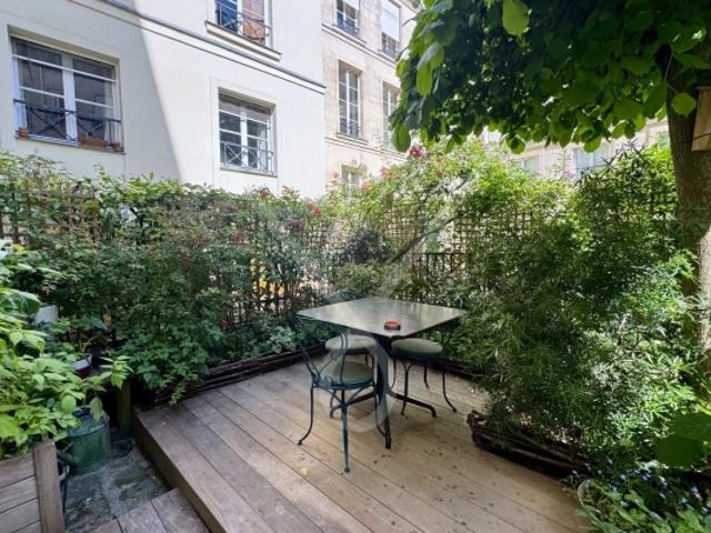 Appt 80m² avec jardin 53m² – Viager occupé Paris 4ème