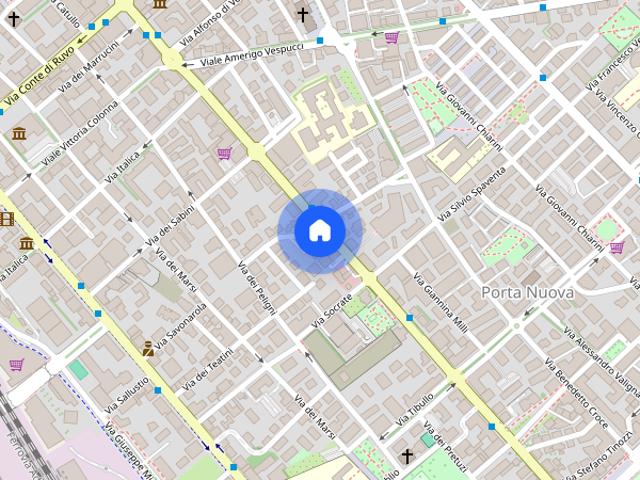 APP A STANZA 7 DSU Camera Matrimoniale uso singolo Viale Marconi Pescara