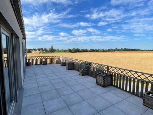Appart. 3 ch. avec terrasse de 40 m2