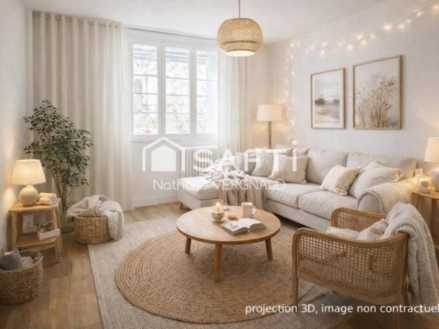 Appartement 3p quartier des peupliers au calme
