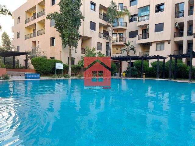 Appart meublé avec balcon et Piscine à louer