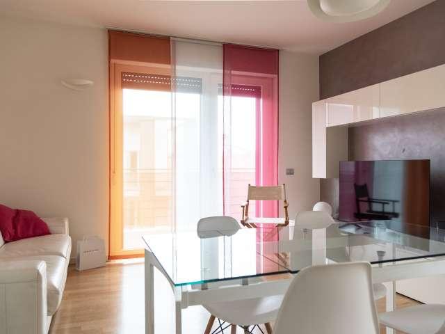 Appartamento con due camere da letto con ampio balcone in affitto a Giambel