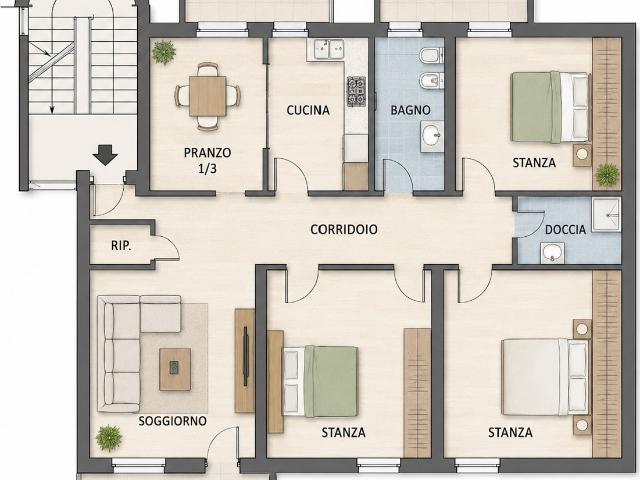Appartamento con giardino in via ai bòlleri 7/2, Trento