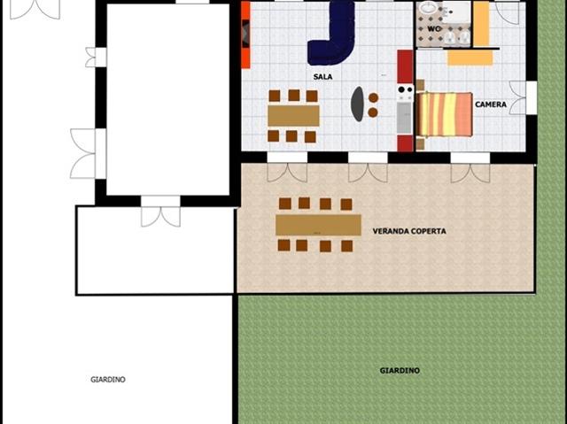 Appartamento con giardino in via lombardia 86, Nettuno