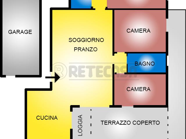 Appartamento con terrazzo a Noale
