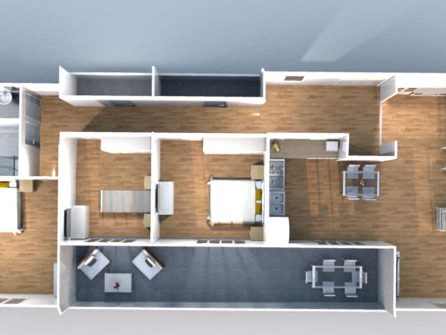 Appartamento con terrazzo a Pistoia