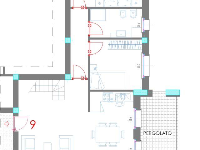 Appartamento con terrazzo in via canaletto, Castelnuovo Magra