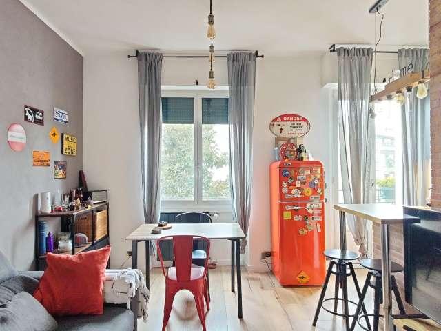 Appartamento con 1 camera da letto in affitto a Milano
