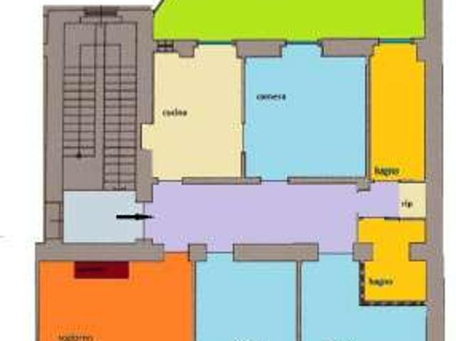Appartamento arredato con terrazzo P.ta genova, romolo, solari