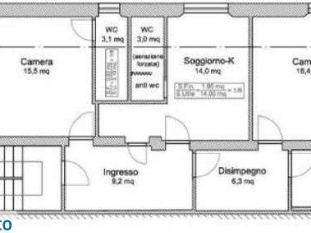 Appartamento arredato con terrazzo Paese alto, ponterotto