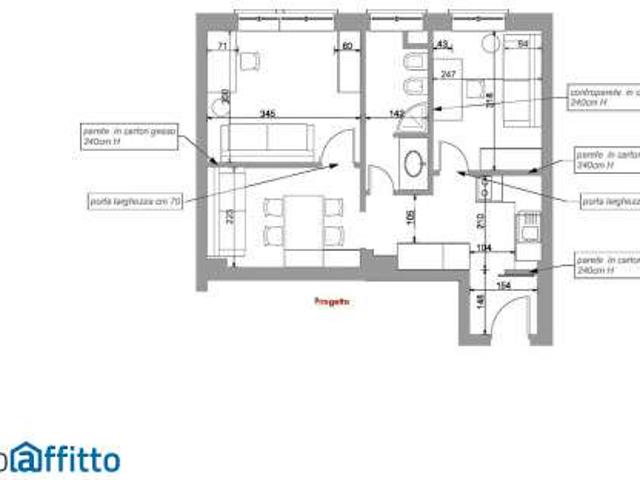 Appartamento arredato Chiesa rossa, cermenate, ripamonti