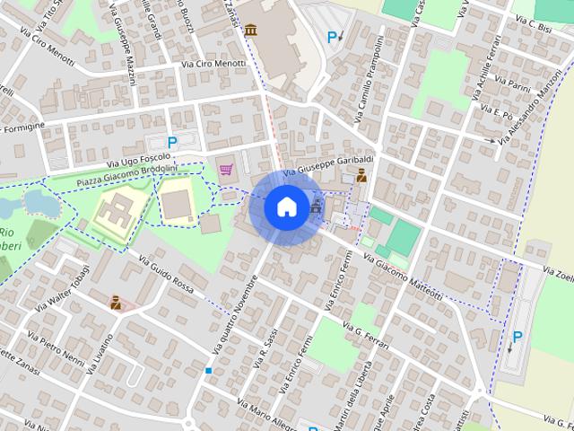 Appartamento arredato in villa 2 camere e studio