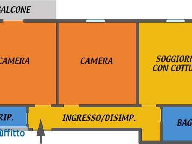 Appartamento arredato Murri
