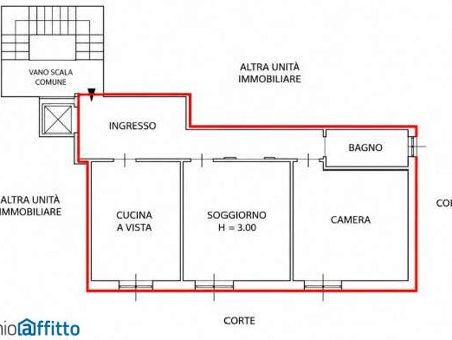 Appartamento arredato Saffi