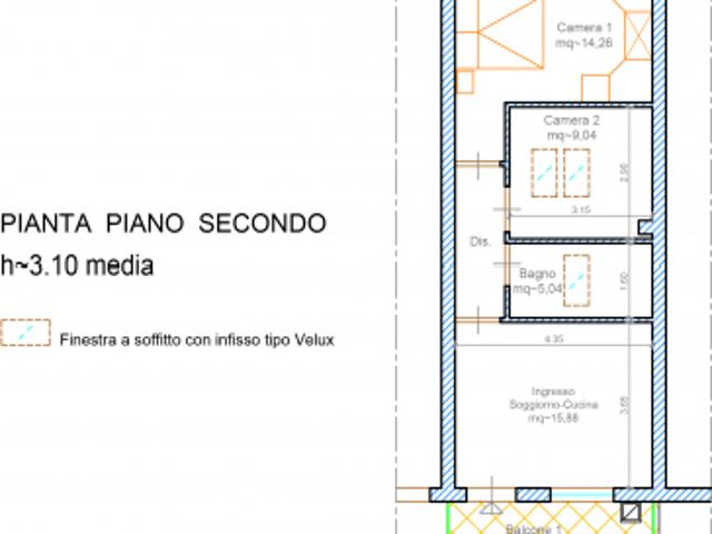 Appartamento da rifinire