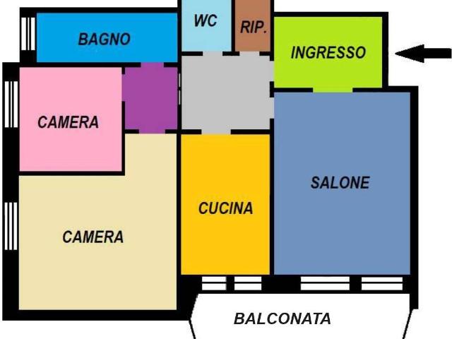 Appartamento da ristrutturare, Genova marassi