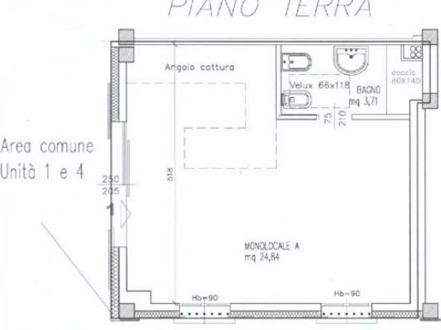 Appartamento di 35 m con 1 locale in vendita a Bologna