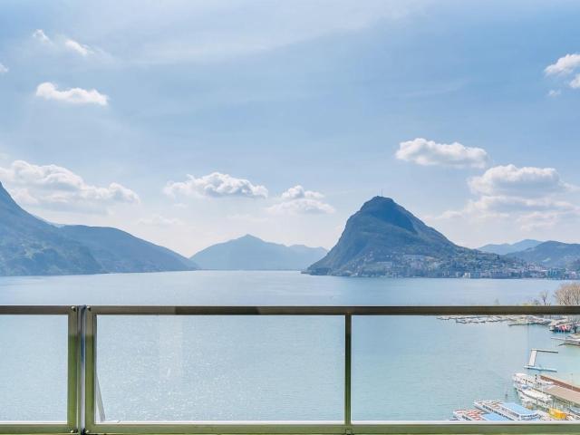 Appartamento di 6,5 locali a Lugano Cassarate con terrazzo e vista lago