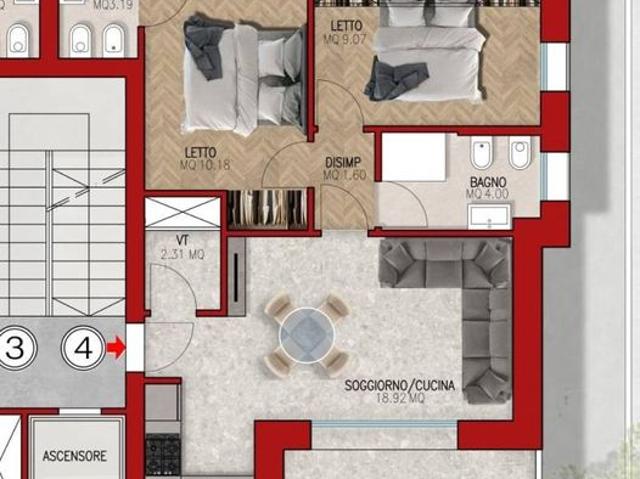 Appartamento di prestigio di 88 m² in vendita Viale Spalato, Ravenna, Emilia Romagna