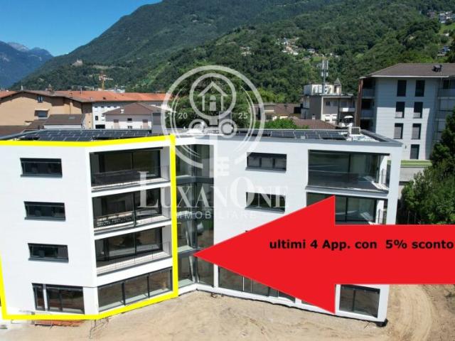 Appartamento esclusivo in zona tranquilla a Giubiasco