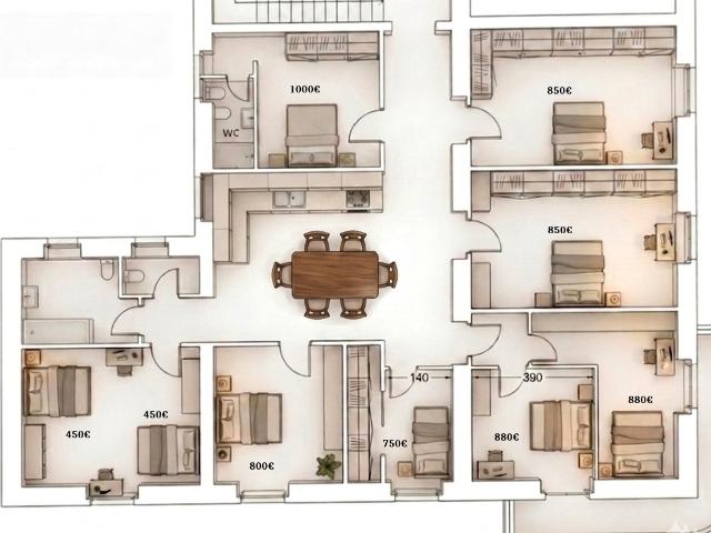 Appartamento in Affitto | 20 mq | A103