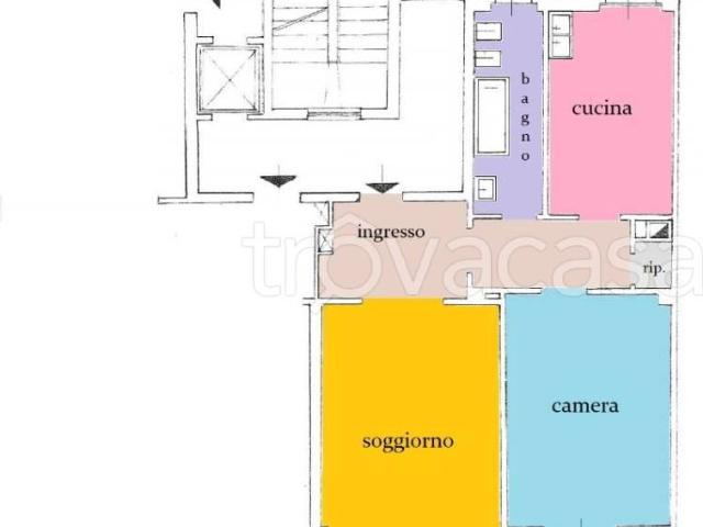 Appartamento in affitto a Milano via Antonio Cecchi, non arredato/vuoto, ascensore, ristrutturato TrovaCasa