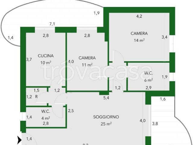 Appartamento in affitto a Milano via delle Forze Armate, 250, arredato, box, terrazzo TrovaCasa