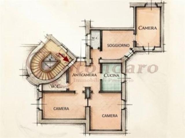Appartamento in affitto a Milano via Vincenzo Monti, parzialmente arredato, ascensore, doppia esposizione TrovaCasa