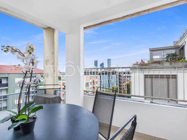 Appartamento in affitto a Milano piazza De Angeli 2, arredato, terrazzo, vista panoramica TrovaCasa