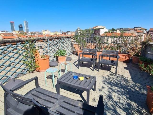 Appartamento in affitto a Milano piazza Sicilia, 6, arredato, terrazzo, ultimo piano TrovaCasa