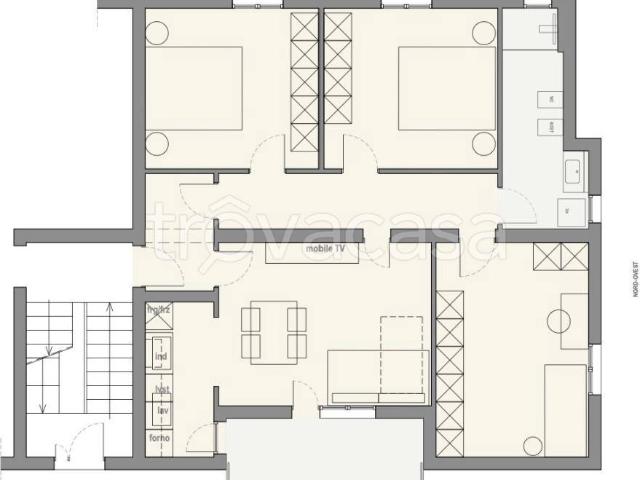 Appartamento in affitto a Moglia via Giuseppe Garibaldi, 48, giardino, ristrutturato, cantina TrovaCasa