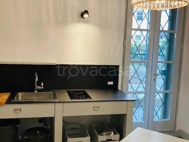 Appartamento in affitto a Bergamo via Broseta, arredato, giardino privato, lavatrice TrovaCasa