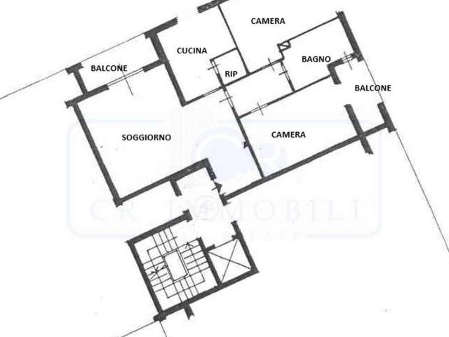 Appartamento in affitto a Bollate piazza Generale dalla Chiesa, 4, non arredato/vuoto, doppia esposizione, centrale TrovaCasa
