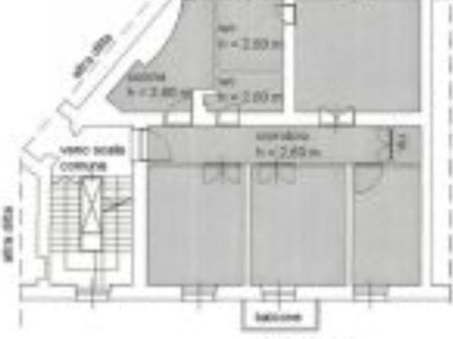 Appartamento in affitto a Cuneo corso Giuseppe Garibaldi 8, doppia esposizione, contesto signorile, centrale TrovaCasa