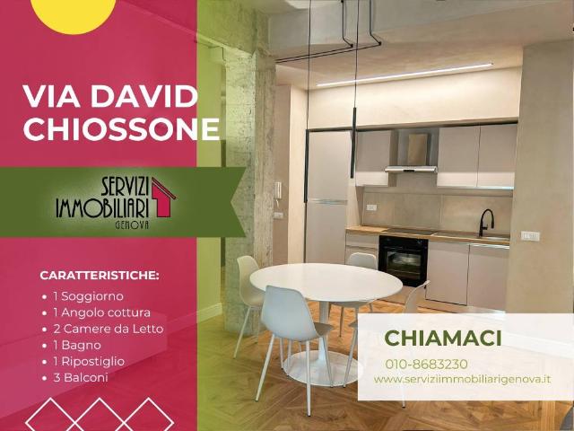 Appartamento in affitto a Genova via David Chiossone, arredato, immobile di prestigio, ascensore TrovaCasa