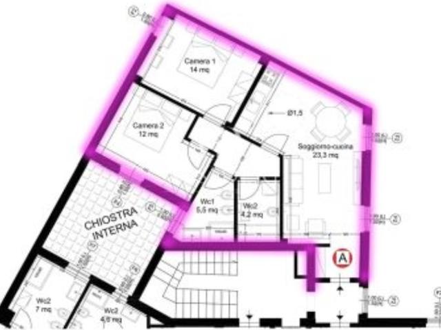 Appartamento in affitto a Grosseto via Montebello, arredato, ascensore, doppia esposizione TrovaCasa