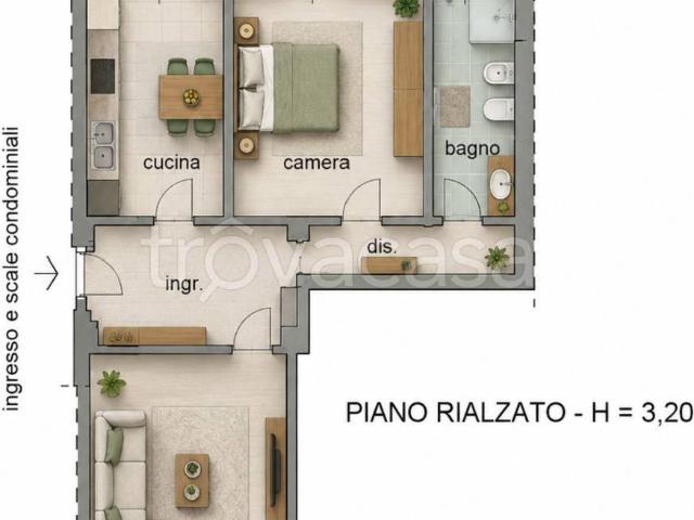 Appartamento in affitto a Lecco viale Filippo Turati, arredato, cantina, balcone TrovaCasa